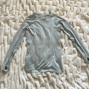 Mint Lululemon long sleeve Swifty t-shirt